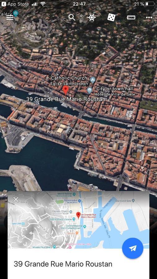 Le Petit Bijou Sete, Quatre Appartements Au Centre Ville, Trois Avec Vue Canal Exterior foto